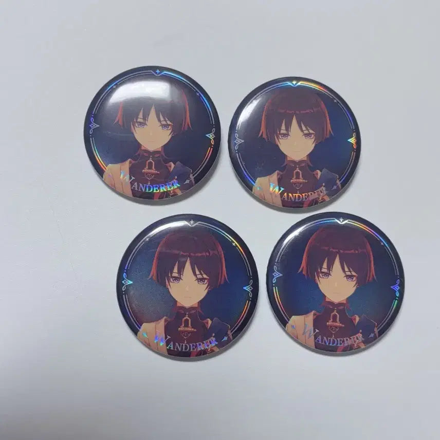 [BUNJANG] Genshin Impact Wanderer PV Bundle Set Can Badges / 원신 방랑자 PV 캔뱃지 일괄 세트