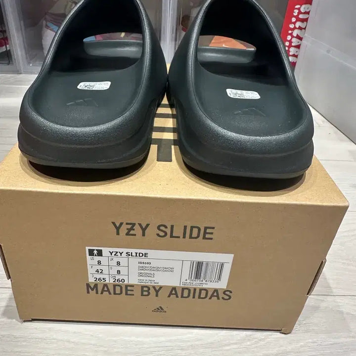 [BUNJANG] Adidas Yeezy Slide Black Slippers / 아디다스 이지 슬라이드 YZY 블랙 새상품