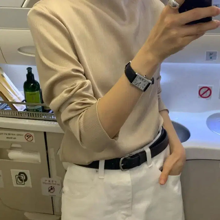 [BUNJANG] Ounce Laura Blouse Beige / 온스 ounce 로라 블라우스 베이지