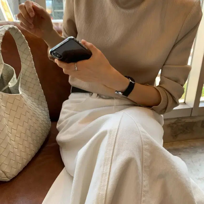 [BUNJANG] Ounce Laura Blouse Beige / 온스 ounce 로라 블라우스 베이지