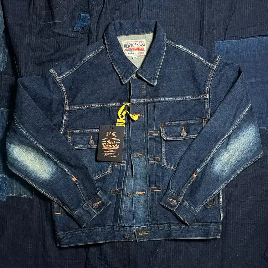 [BUNJANG] Red Tornado VS101XX-0109 Type 2nd Gen Selvedge Denim Jacket / 레드토네이도 VS101XX-0109 타입 2세대 셀비지 데님 자켓 M