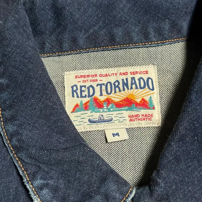 [BUNJANG] Red Tornado VS101XX-0109 Type 2nd Gen Selvedge Denim Jacket / 레드토네이도 VS101XX-0109 타입 2세대 셀비지 데님 자켓 M