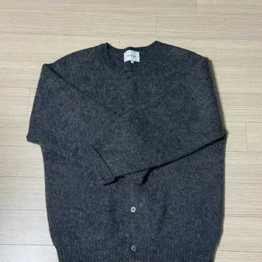 [BUNJANG] Artifects Alpaca Round Neck Cardigan / 아트이프액츠 알파카 라운드넥 가디건[L]