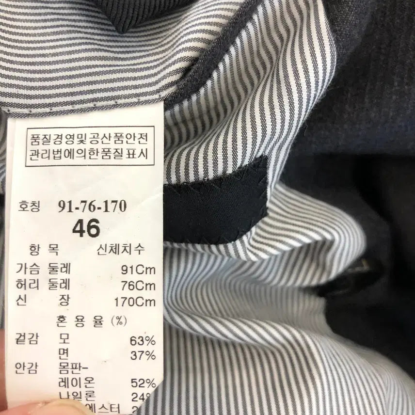 [BUNJANG] System Homme Double-Breasted Jacket / 시스템옴므 더블자켓 90 사이즈