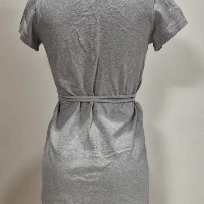 [BUNJANG] Comin Gray Collar Short Sleeve Dress S / 컴인 회색 카라 반팔 원피스 S op3