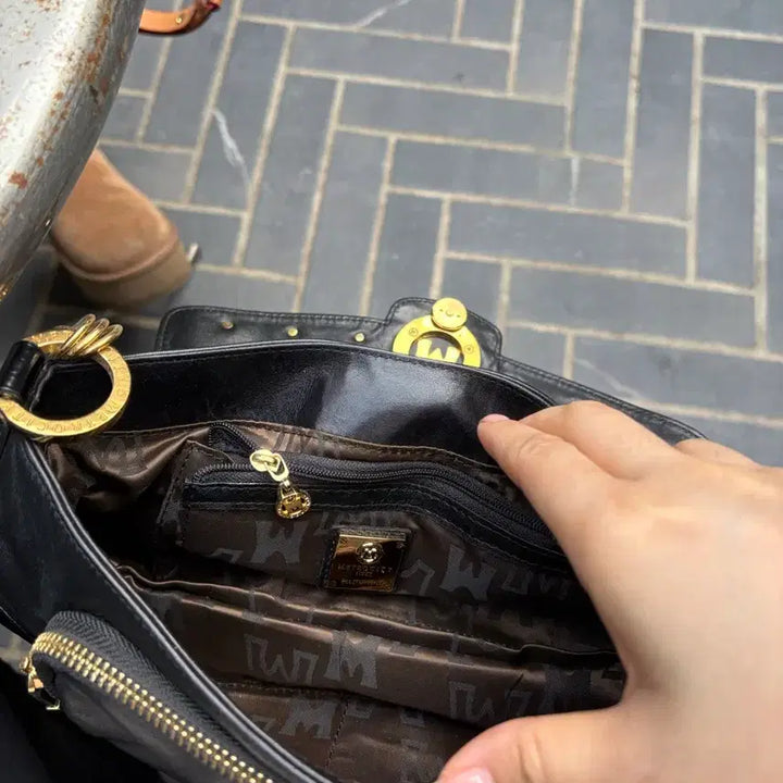 [BUNJANG] METROCITY Black Chain Shoulder Bag / METROCITY메트로시티 블랙 체인 숄더백