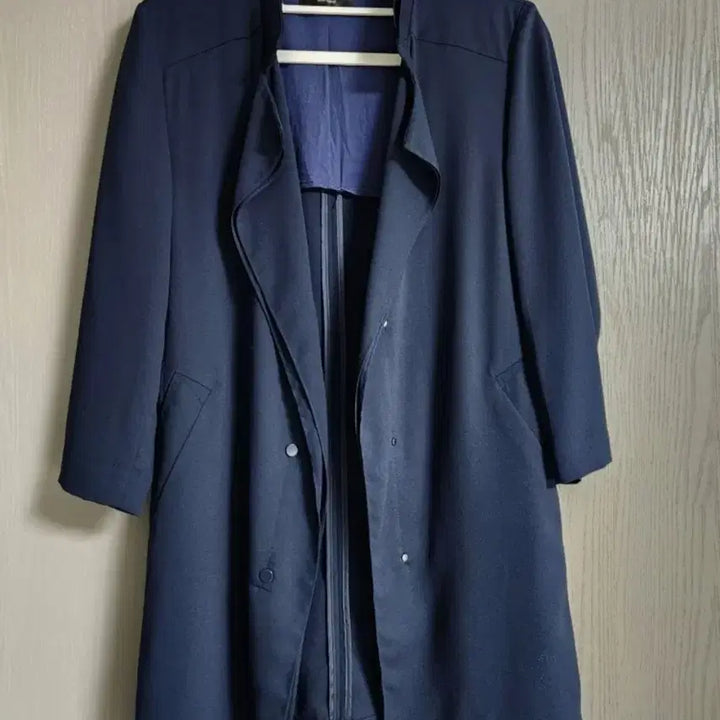 [BUNJANG] Zishen Navy Office Blazer Jacket / 봄여름 네이비색 오피스룩 자켓 하객룩 세미정장자켓