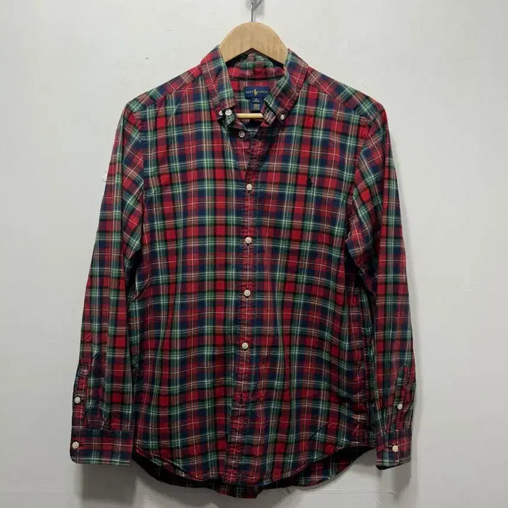 [BUNJANG] Ralph Lauren Red/Navy Check Shirt M / 랄프로렌 레드/네이비 체크 셔츠 M