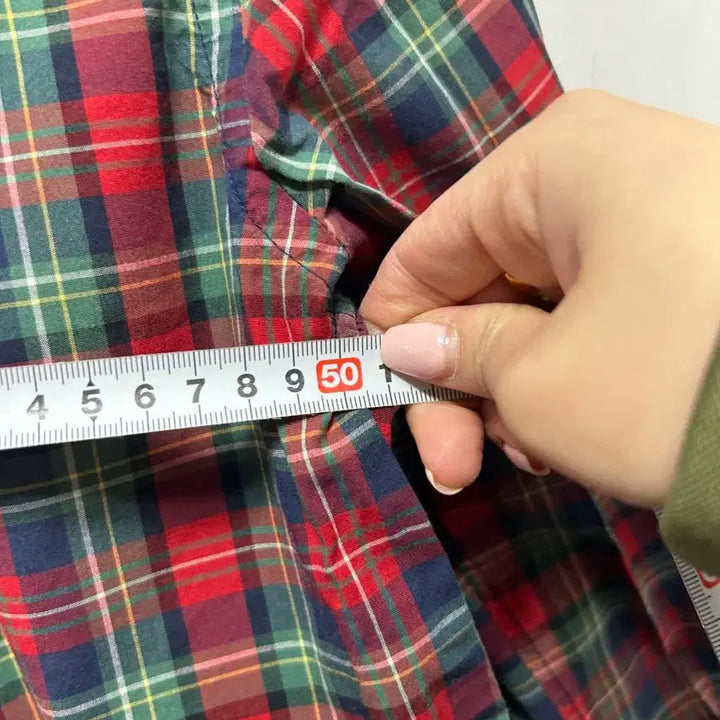 [BUNJANG] Ralph Lauren Red/Navy Check Shirt M / 랄프로렌 레드/네이비 체크 셔츠 M