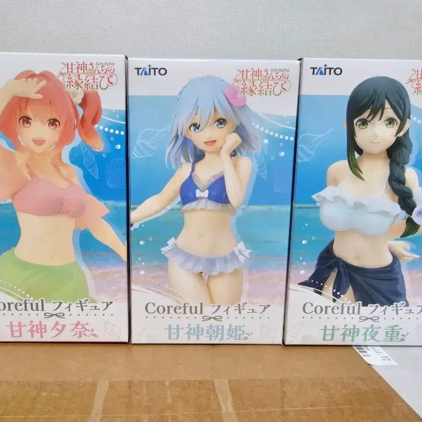 [BUNJANG] Amagami-san Chi no Enmusubi Yae Asahi Yuna Swimsuit Coreful Figure Bundle Set / 일괄 아마가미씨네 인연맺기 피규어 coreful 야에 아사히 유나 수영복