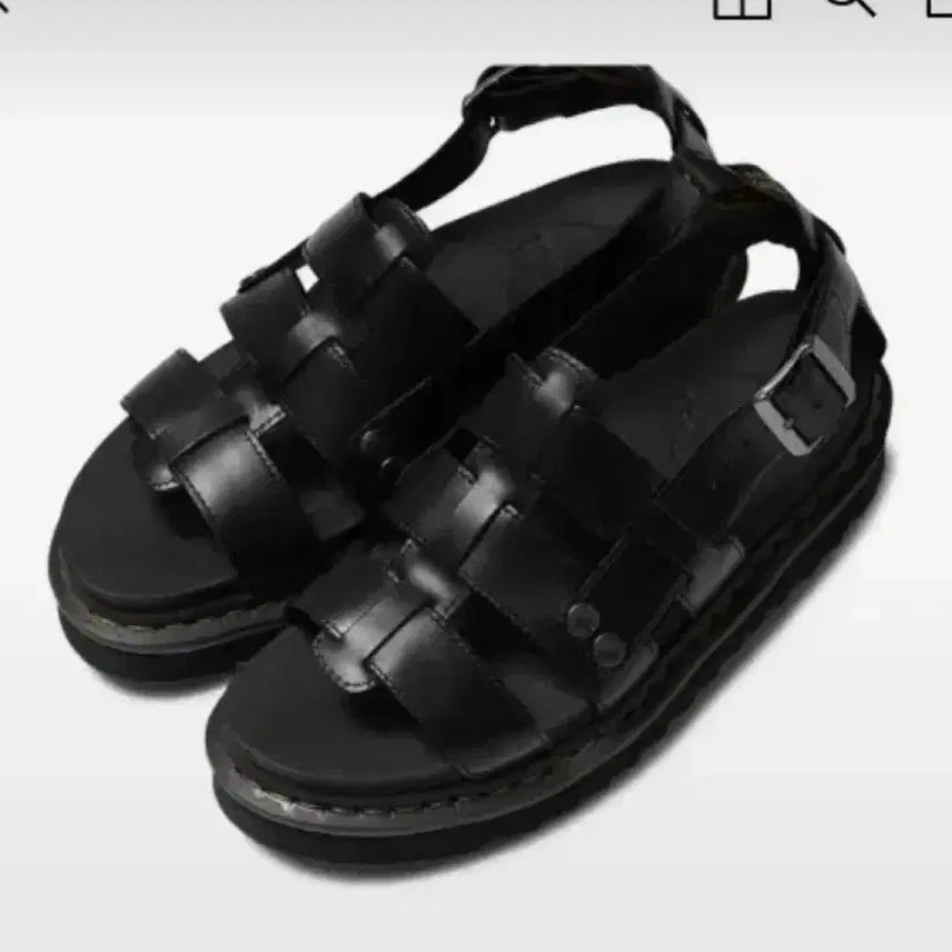 [BUNJANG] Dr. Martens Terry Leather Strap Sandals / (240) 닥터마틴 테리 레더 스트랩 샌들
