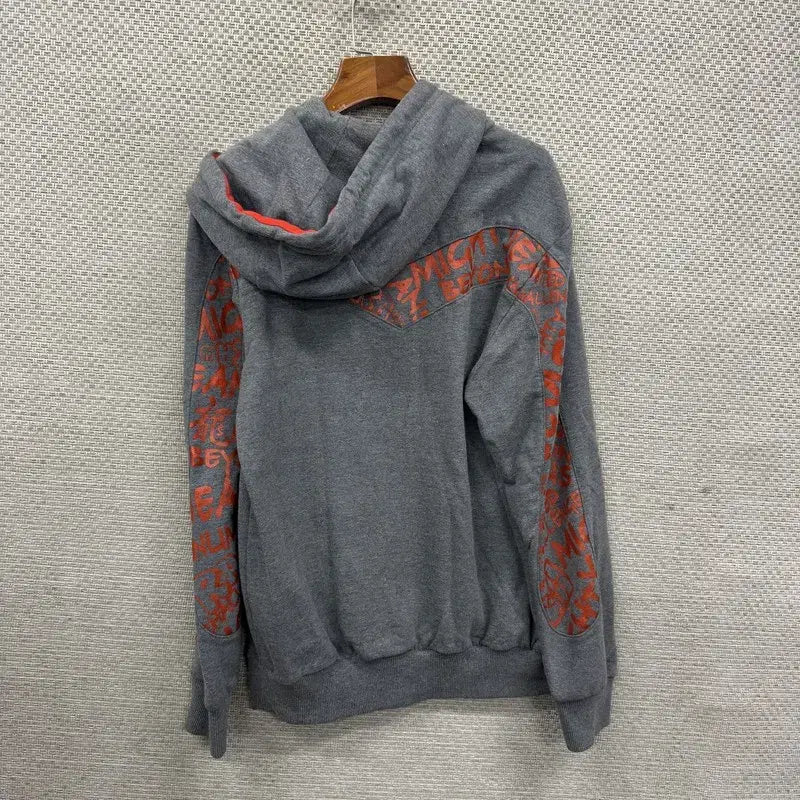 [BUNJANG] EVISU Vintage Embroidered Logo Hoodie M / 에비수 빈티지 자수로고 후드티 M A08056