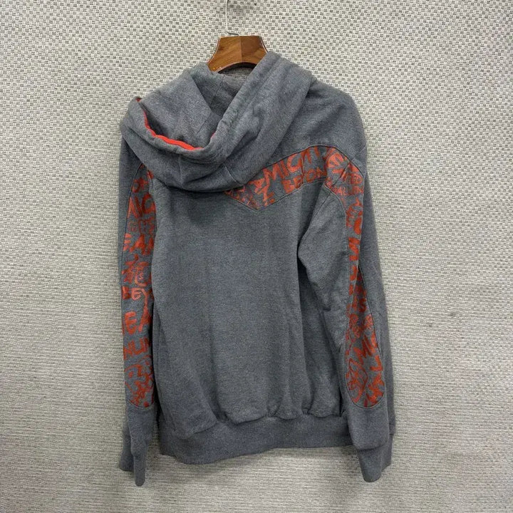 [BUNJANG] EVISU Vintage Embroidered Logo Hoodie M / 에비수 빈티지 자수로고 후드티 M A08056