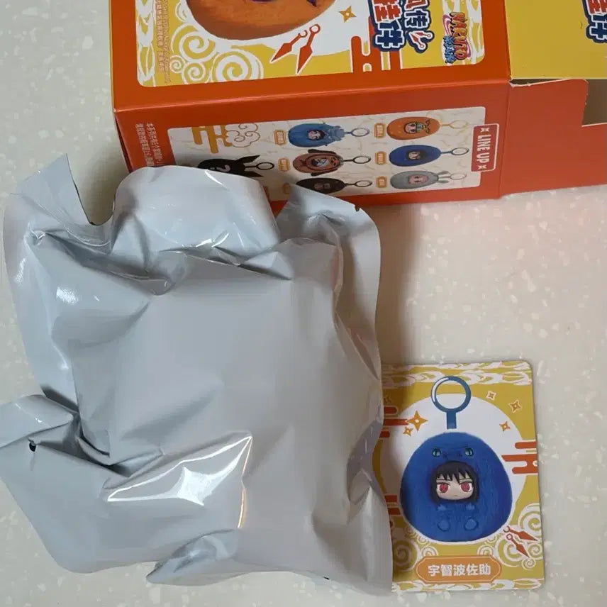 [BUNJANG] EAKI Naruto Sasuke Dongle Keyring Doll / 나루토 EAKI 동글키링인형 사스케