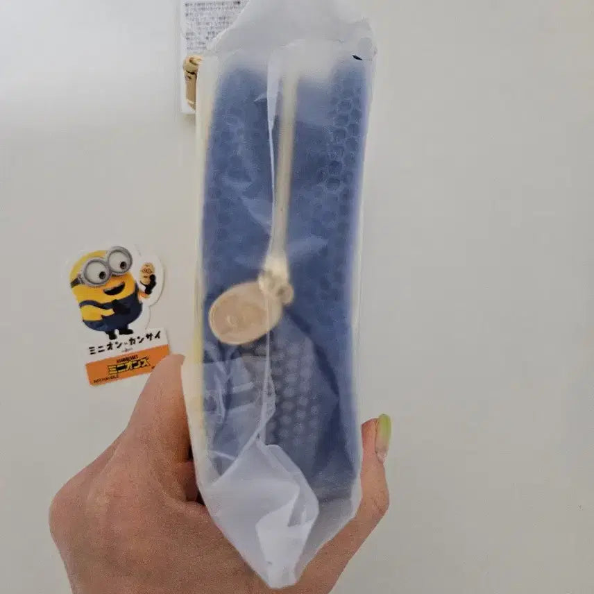 [BUNJANG] Gin no Budo x Minions Mesh Pouch + Sticker / 새상품)긴노부도 콜라보 미니언즈 in 간사이 메쉬 파우치 + 스티커