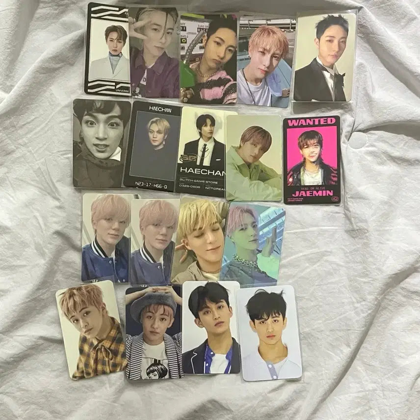 [BUNJANG] NCT Dream &amp; NCT 127 Photocard Bundle Set / 일괄)엔시티 드림 127 런쥔 해찬 제노 천러 마크 도영 정우 포카