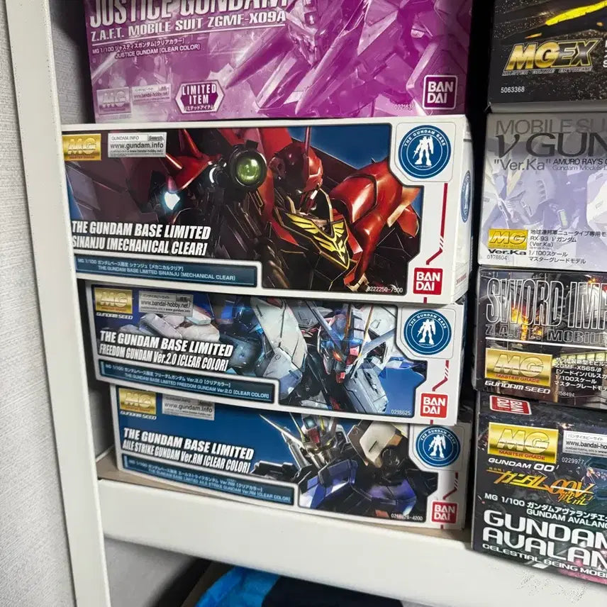 [BUNJANG] Bandai MG Sinanju Mechanical Clear Limited Edition / Mg시난주 메카니컬 클리어
