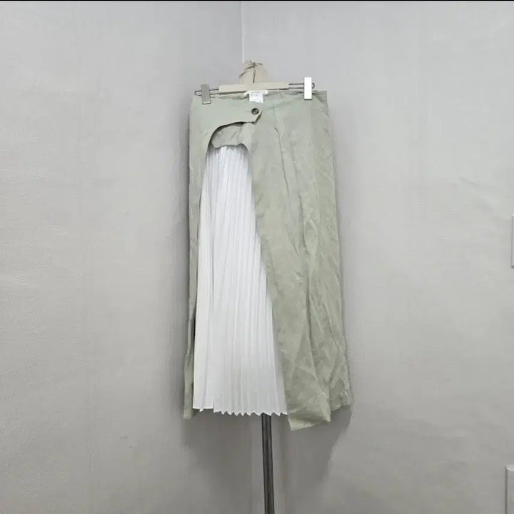 [BUNJANG] Staypeople Layered Pleated Long Skirt / 스테이피플 멋스런 레이어드 플리츠 롱 스커트