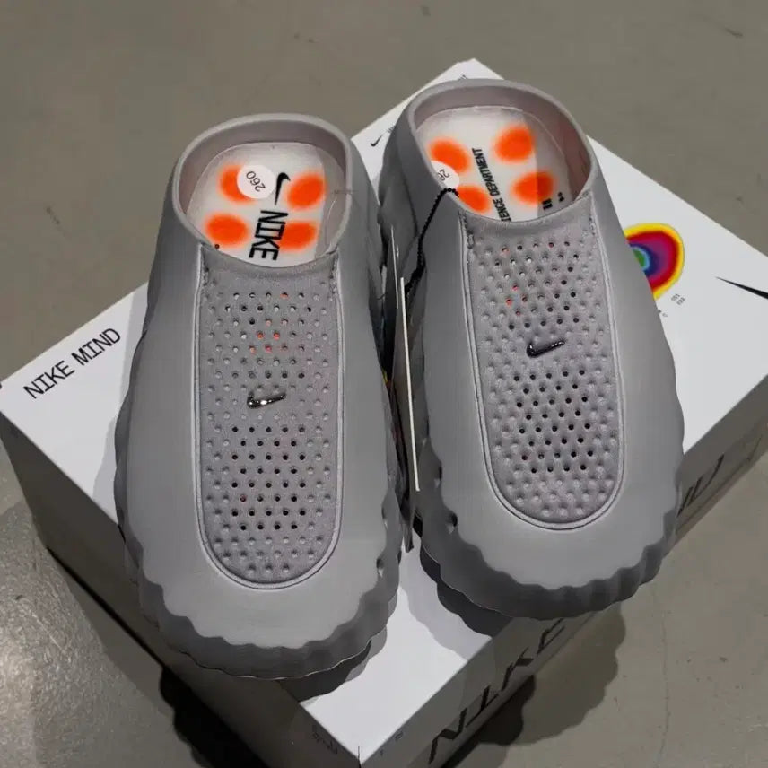 [BUNJANG] Mind 001 Light Smoke Gray Chrome Slippers 260MM / 마인드 001 라이트 스모크 그레이 크롬 260MM