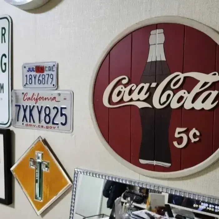 [BUNJANG] Coca-Cola Vintage Wood Sign Collection / 빈티지/앤틱 코카콜라 우드사인 Coca Cola 오리지널 콜렉션 2개