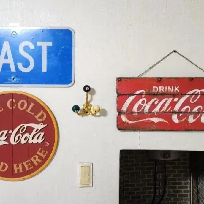 [BUNJANG] Coca-Cola Vintage Wood Sign Collection / 빈티지/앤틱 코카콜라 우드사인 Coca Cola 오리지널 콜렉션 2개