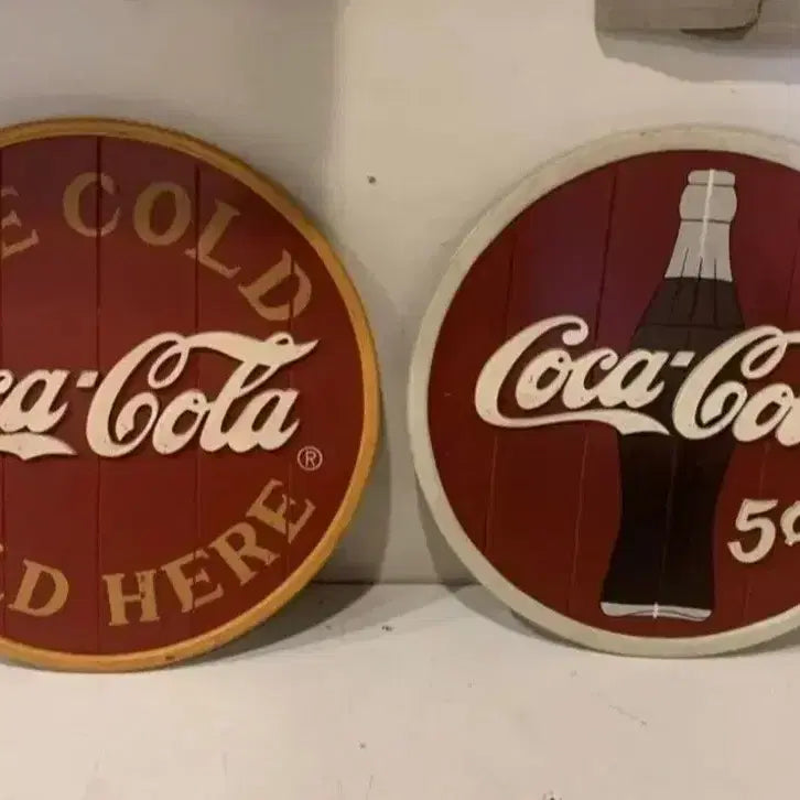 [BUNJANG] Coca-Cola Vintage Wood Sign Collection / 빈티지/앤틱 코카콜라 우드사인 Coca Cola 오리지널 콜렉션 2개