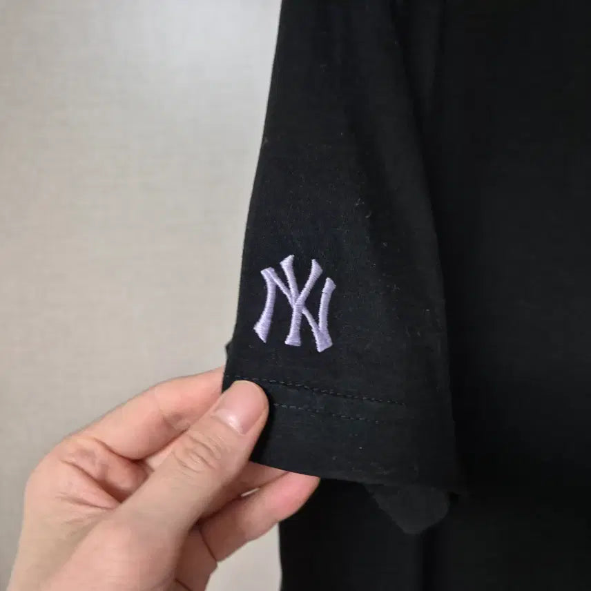 [SOLD OUT] S(90)MLB 블루 바이올렛 여성 반팔 원피스