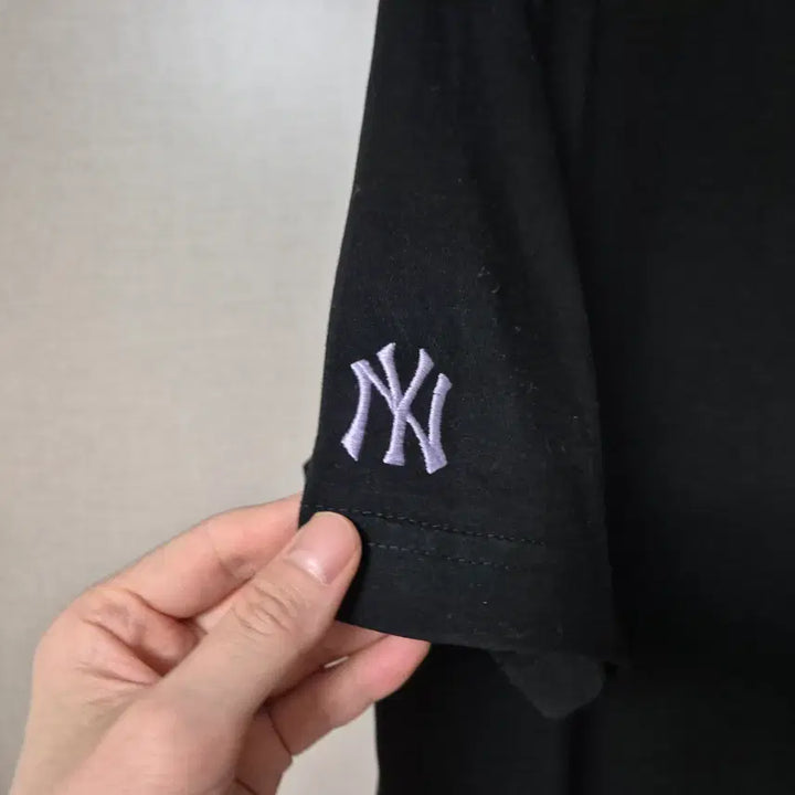 [SOLD OUT] S(90)MLB 블루 바이올렛 여성 반팔 원피스