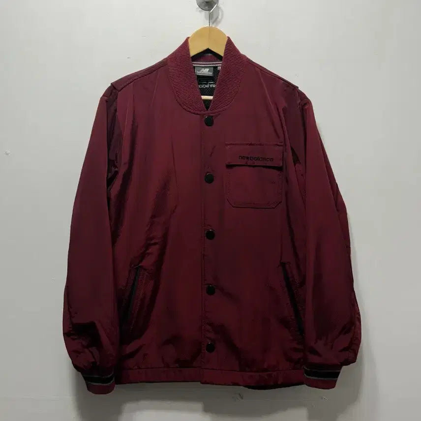 [BUNJANG] New Balance Burgundy Stadium Jacket Men&