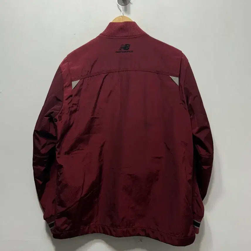 [BUNJANG] New Balance Burgundy Stadium Jacket Men&