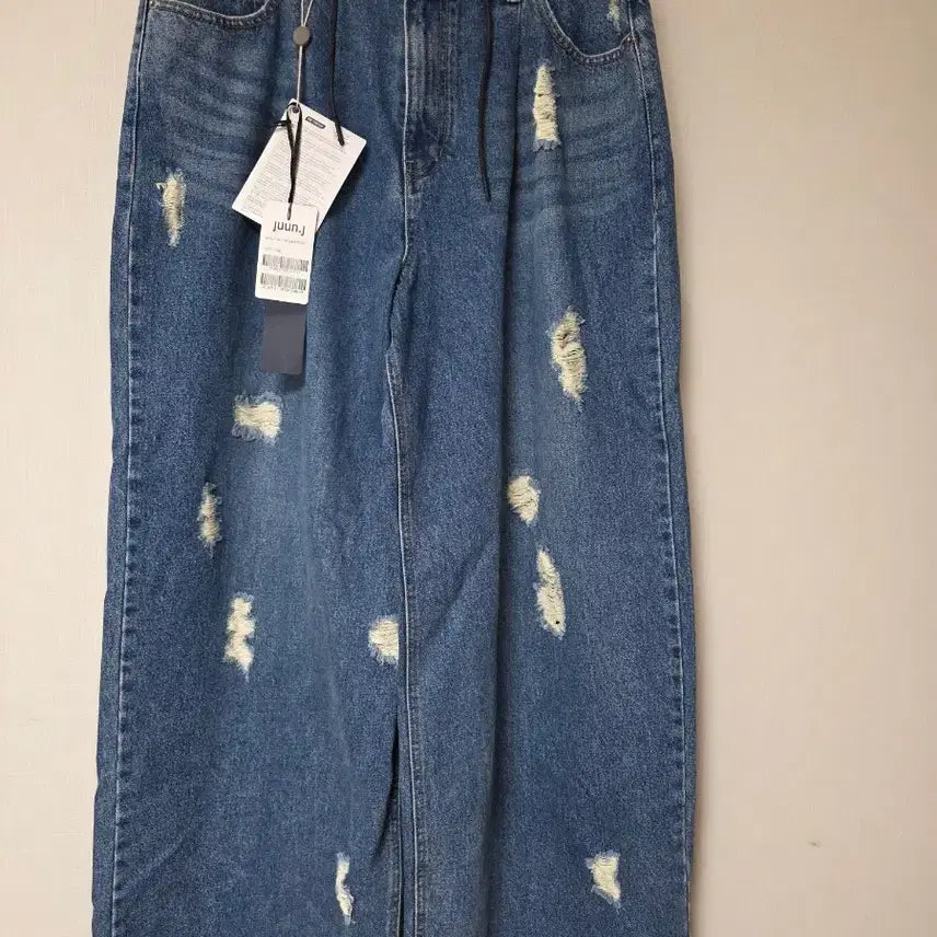 [BUNJANG] Juun.J 23FW Denim One-Tuck Wide Pants / [46] 준지 23fw 데님 원턱 와이드 팬츠