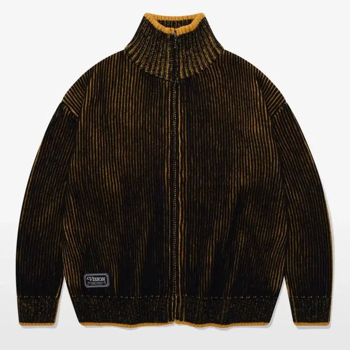 [BUNJANG] Vision Streetwear Knit Zip-Up Jacket / 비전스트릿웨어 니트 집업