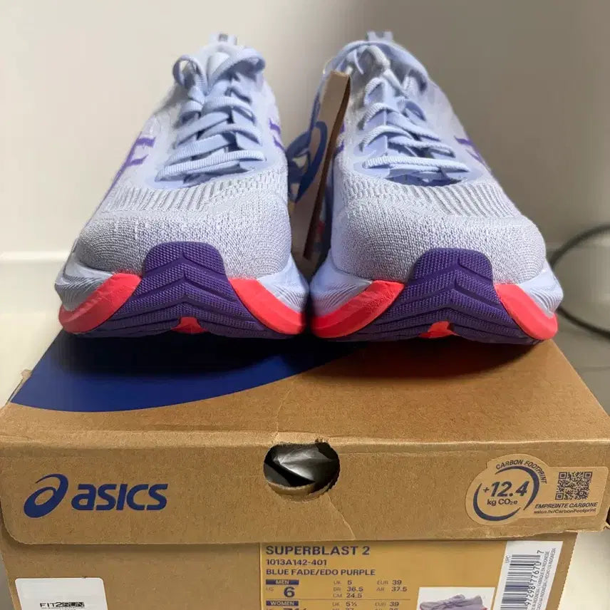 [BUNJANG] Asics Superblast 2 Blue/Purple Running Shoes (245) / [새상품]아식스 슈퍼블라스트2 블루/퍼플 245