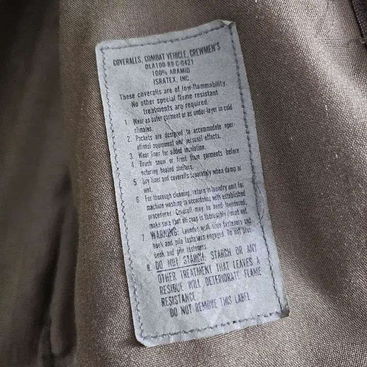 [BUNJANG] US Army Original Nomex CVC Tanker Jacket / 미군 오리지널 노맥스 cvc 탱커 자켓