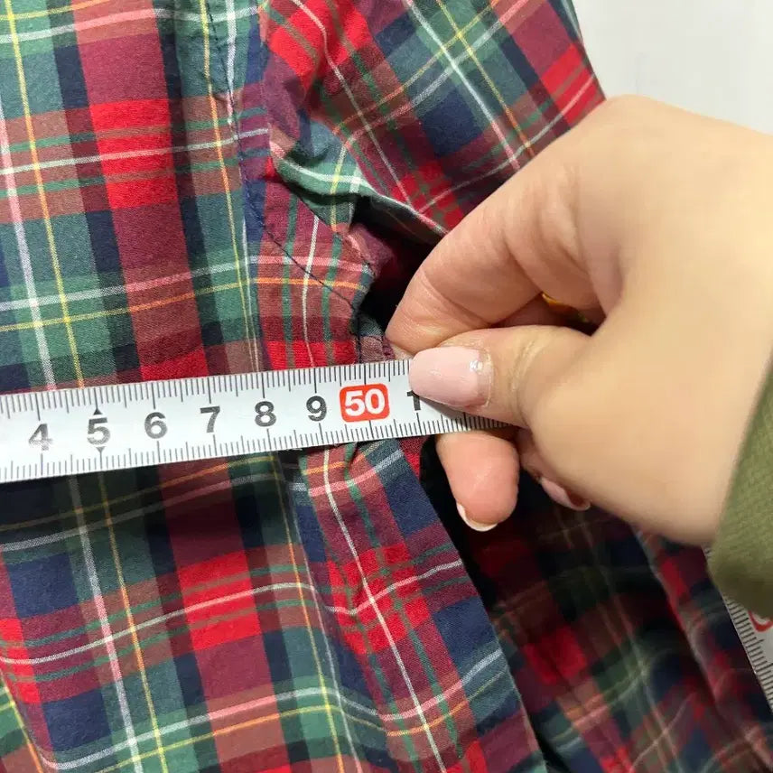 [BUNJANG] Ralph Lauren Red Check Long Sleeve Shirt XL / 랄프로렌 레드 체크 긴팔 셔츠 XL