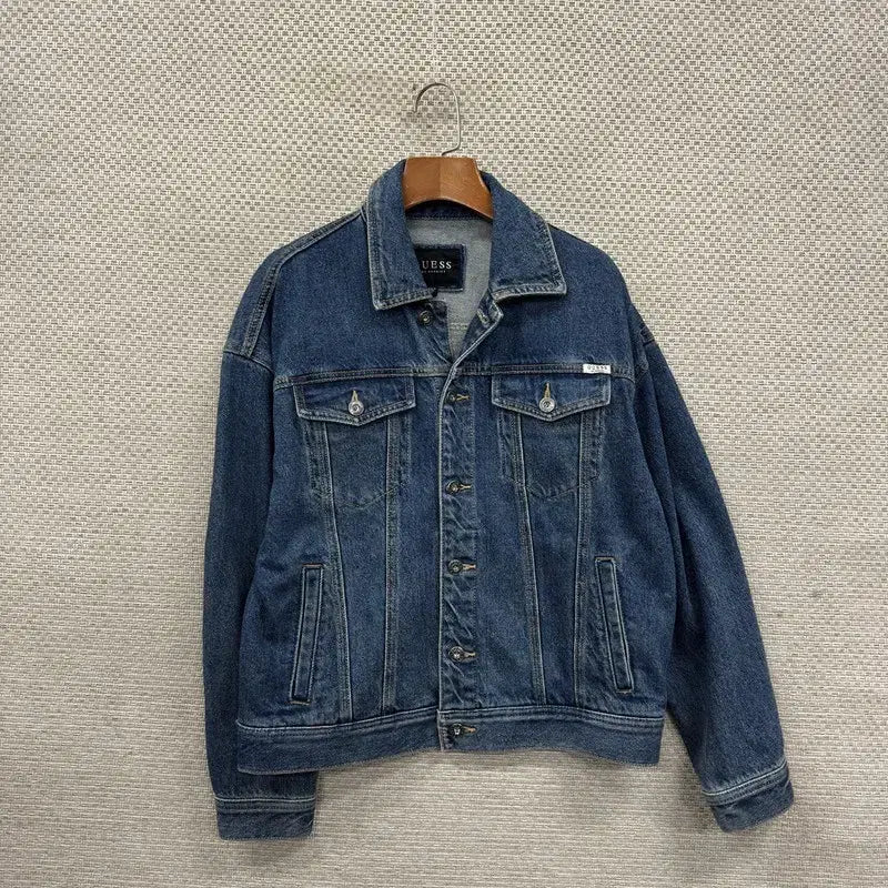 [BUNJANG] Guess Casual White Label Denim Jacket (S) / 게스 캐주얼 화이트라벨 데님 자켓 S A08071