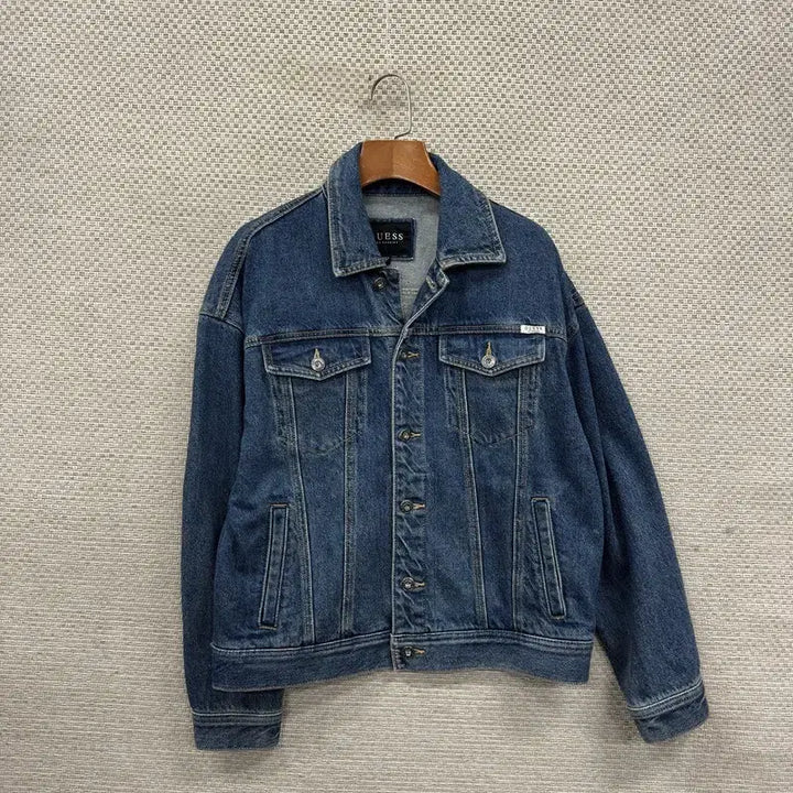 [BUNJANG] Guess Casual White Label Denim Jacket (S) / 게스 캐주얼 화이트라벨 데님 자켓 S A08071