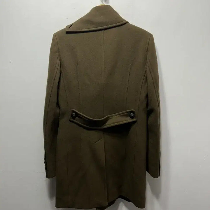[BUNJANG] SYSTEM Double Breasted Coat Khaki (Size 100) / 시스템 SYSTEM 더블 브레스티드 코트 카키 100사이즈
