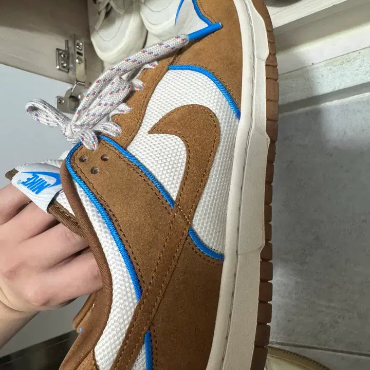 [BUNJANG] Nike Dunk Low Brown/White Sneakers / 나이키 덩크 로우 브라운/화이트 스니커즈