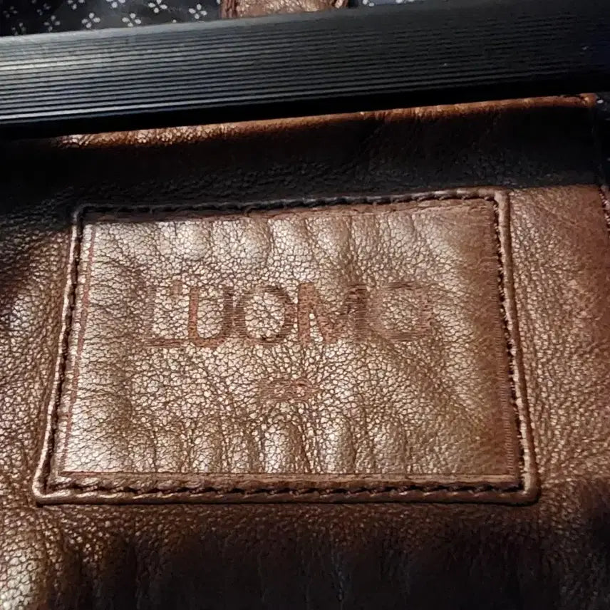 [BUNJANG] LUOMO Brown Lambskin Leather Jacket / LUOMO 브라운 양가죽 자켓 100