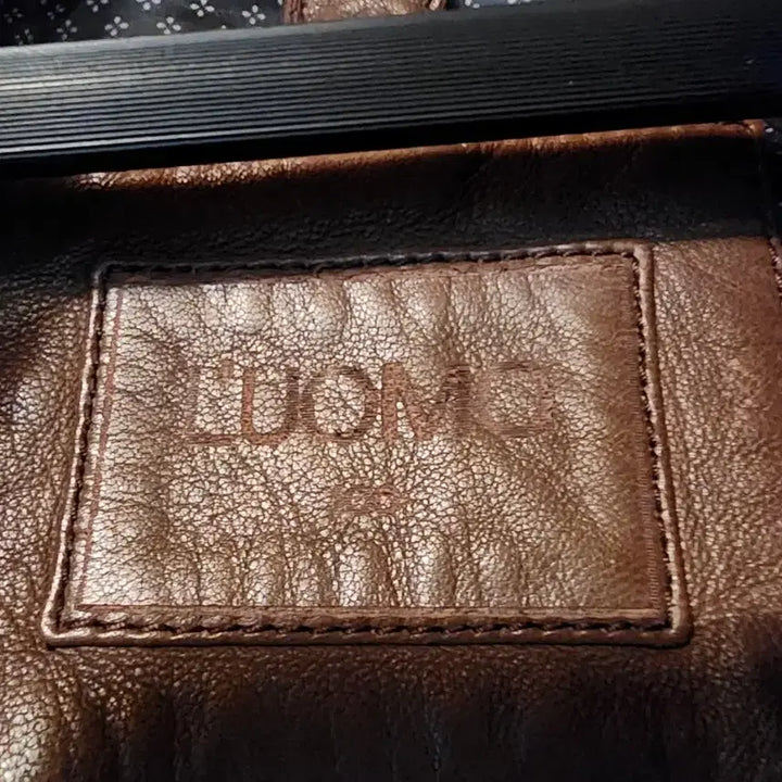 [BUNJANG] LUOMO Brown Lambskin Leather Jacket / LUOMO 브라운 양가죽 자켓 100