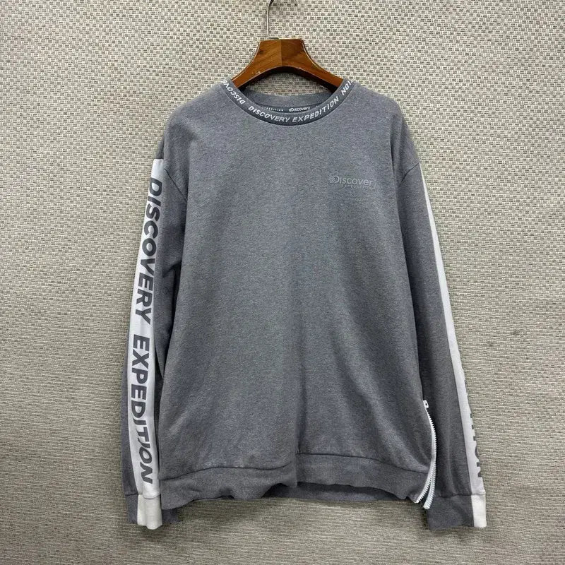 [BUNJANG] Discovery Printing Logo Sweatshirt Men&