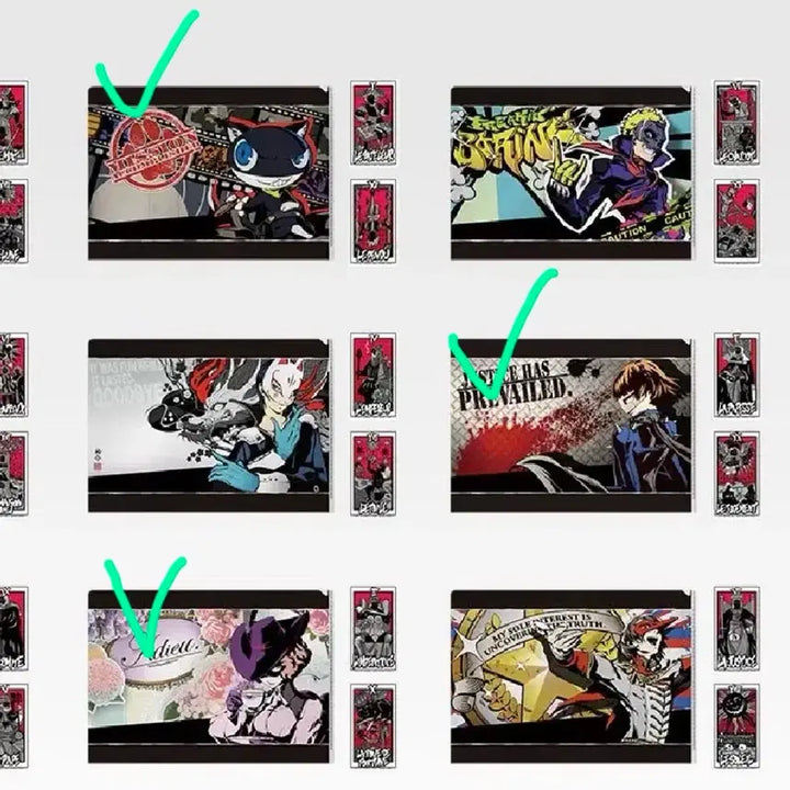 [BUNJANG] Persona 5 Clear File Set / 페르소나5 제일복권 클리어파일 세트