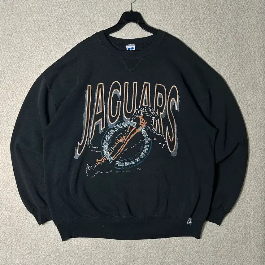 [BUNJANG] Russell Jacksonville Jaguars Sweatshirt / (XL) 90s USA 러셀 잭슨빌 재규어스 스웻 맨투맨