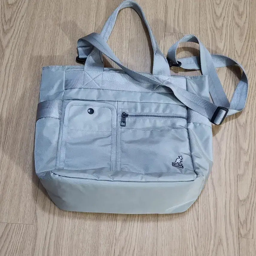 [BUNJANG] Kangol Canvas Tote Bag / 캉골 캔버스 토트백 숄더백 겸용