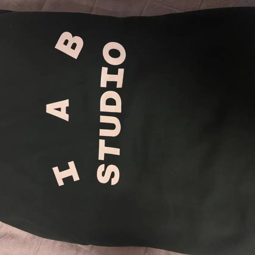[BUNJANG] Iab Studio Deep Green Hoodie L / 아이앱 딥그린 후드티 L