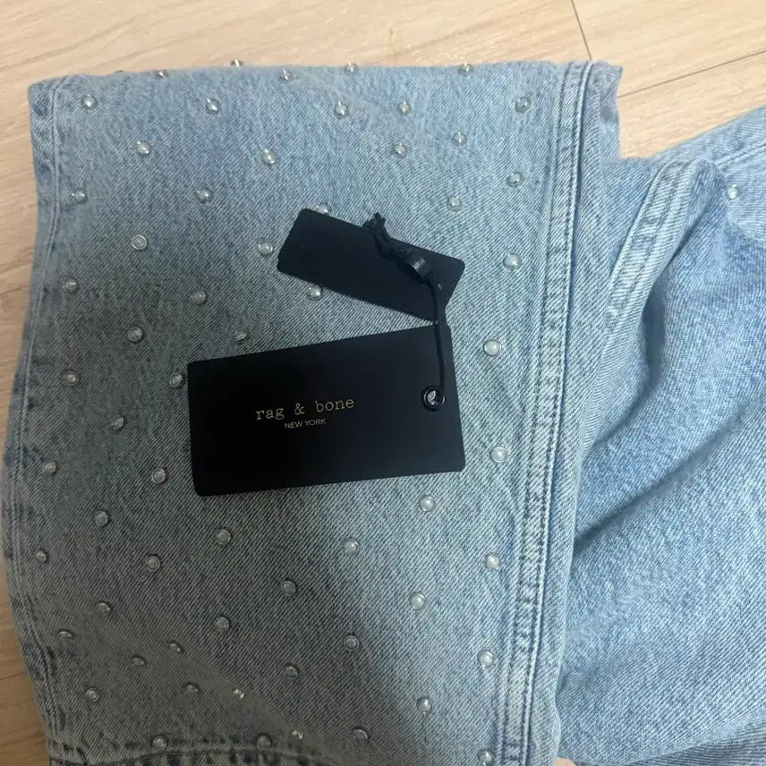 [BUNJANG] 26RAG&amp;BONE Blue Seersucker Relaxed Pants / 26랙앤본 블루시어스톤 릴렉스