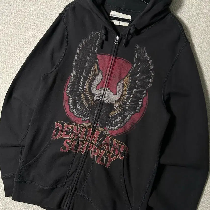 [BUNJANG] Denim &amp; Supply Ralph Lauren Printed Hoodie / (M) 데님앤서플라이 랄프로렌  프린팅 후드집업