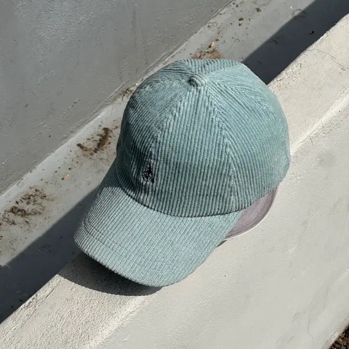 [BUNJANG] Beanpole Logo Blue Corduroy Ball Cap / [M] 빈폴 로고 블루톤 코듀로이 볼캡 모자