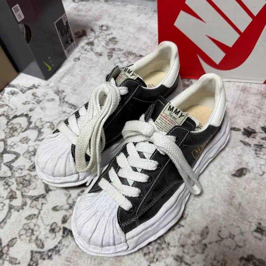[BUNJANG] Mihara Yasuhiro Blakey OG Sole Leather Sneakers / 미하라야스히로 블레이키 og 솔 레더 41사이즈
